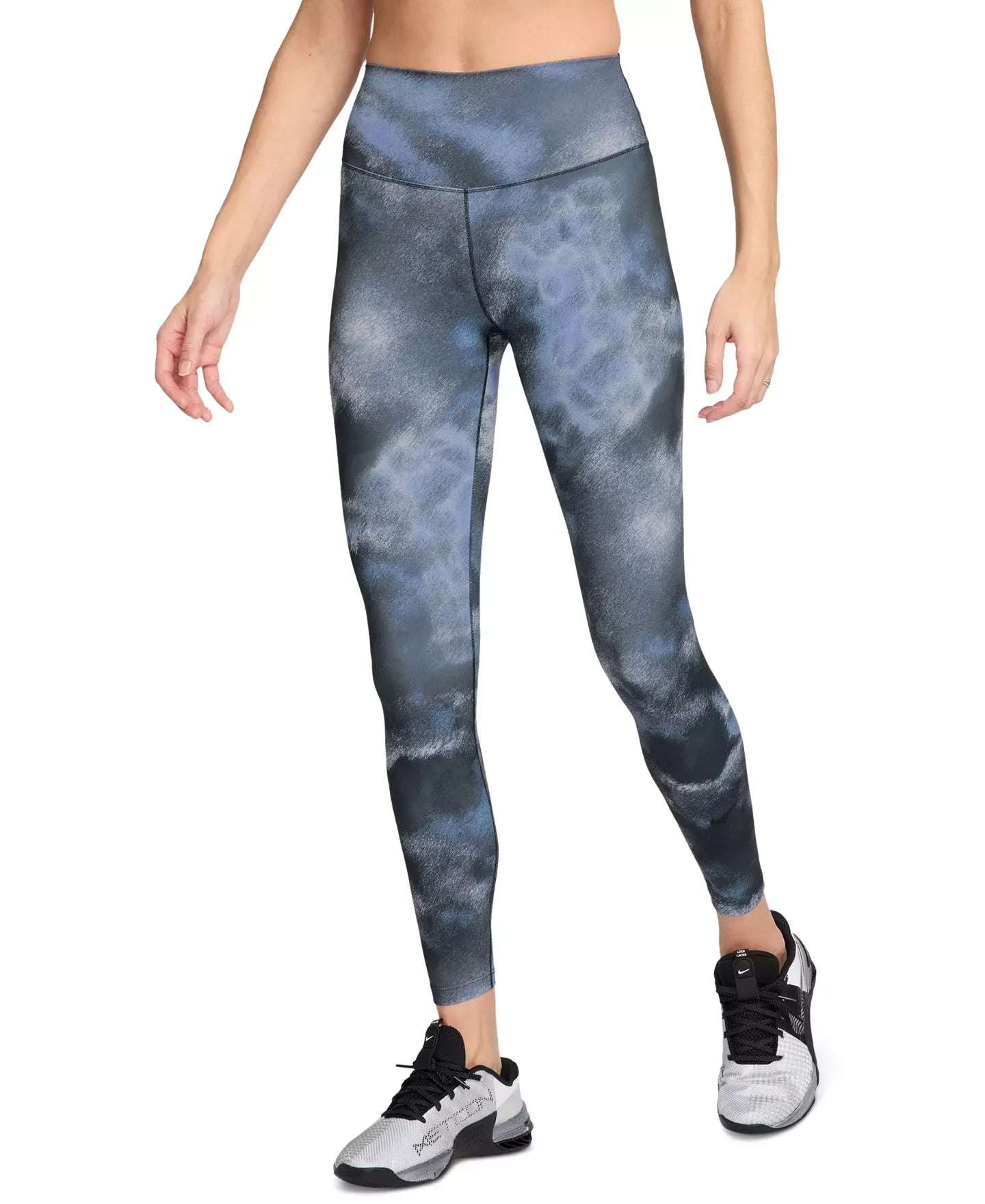Nike One Women's High-Waisted 7/8 Printed Leggings Pants
