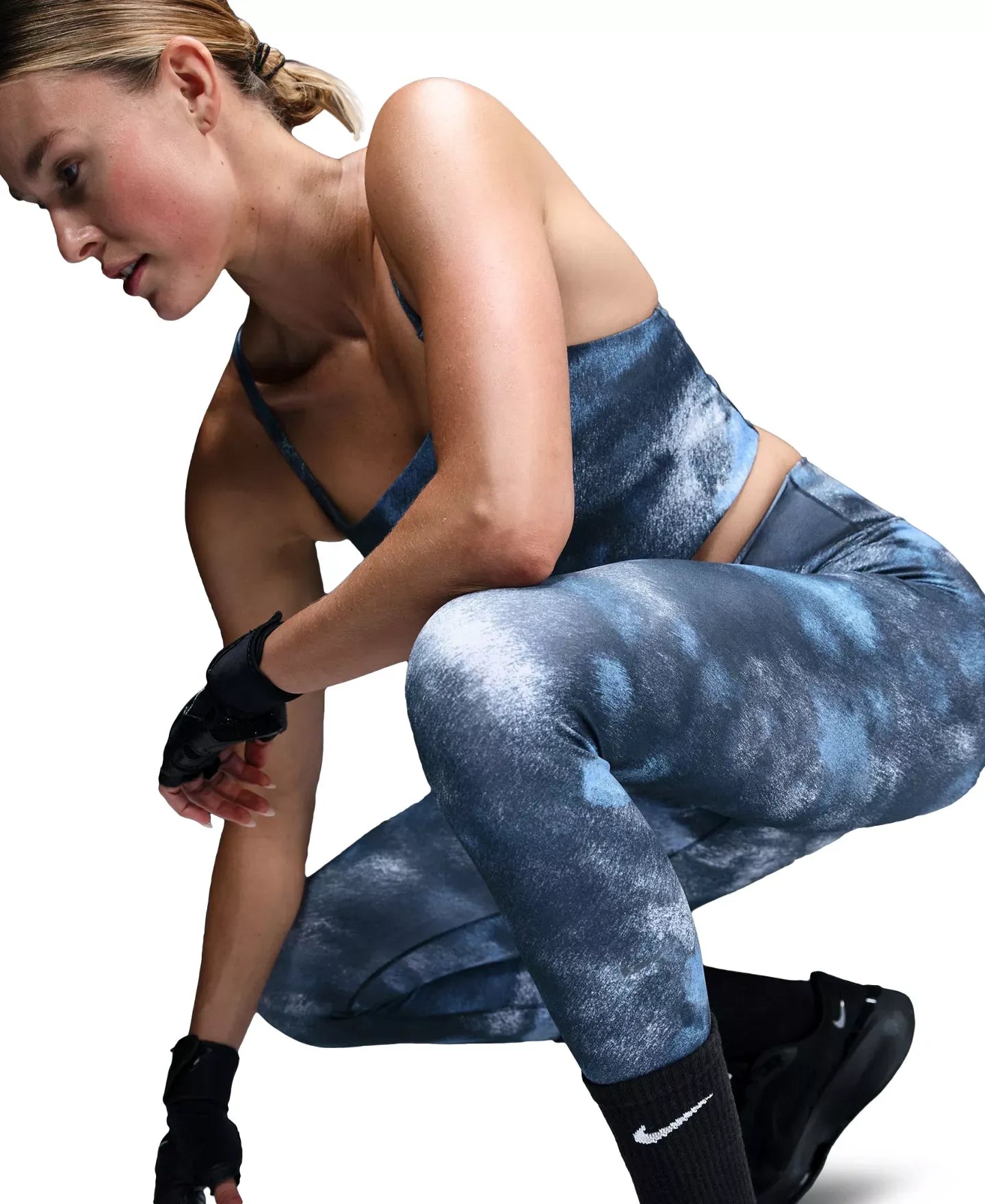 Nike One Women's High-Waisted 7/8 Printed Leggings Pants