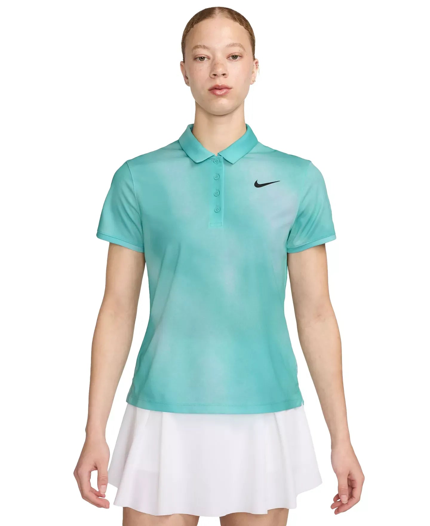 Nike Women's Victory Dri-FIT Printed Golf Polo Top