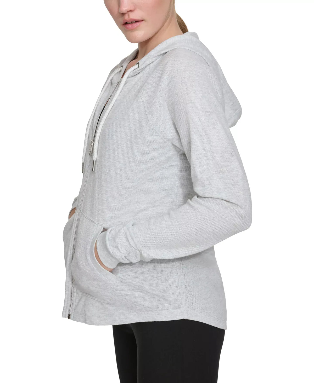 Calvin Klein Ruched-Sleeve Zip Hoodie XS-3X