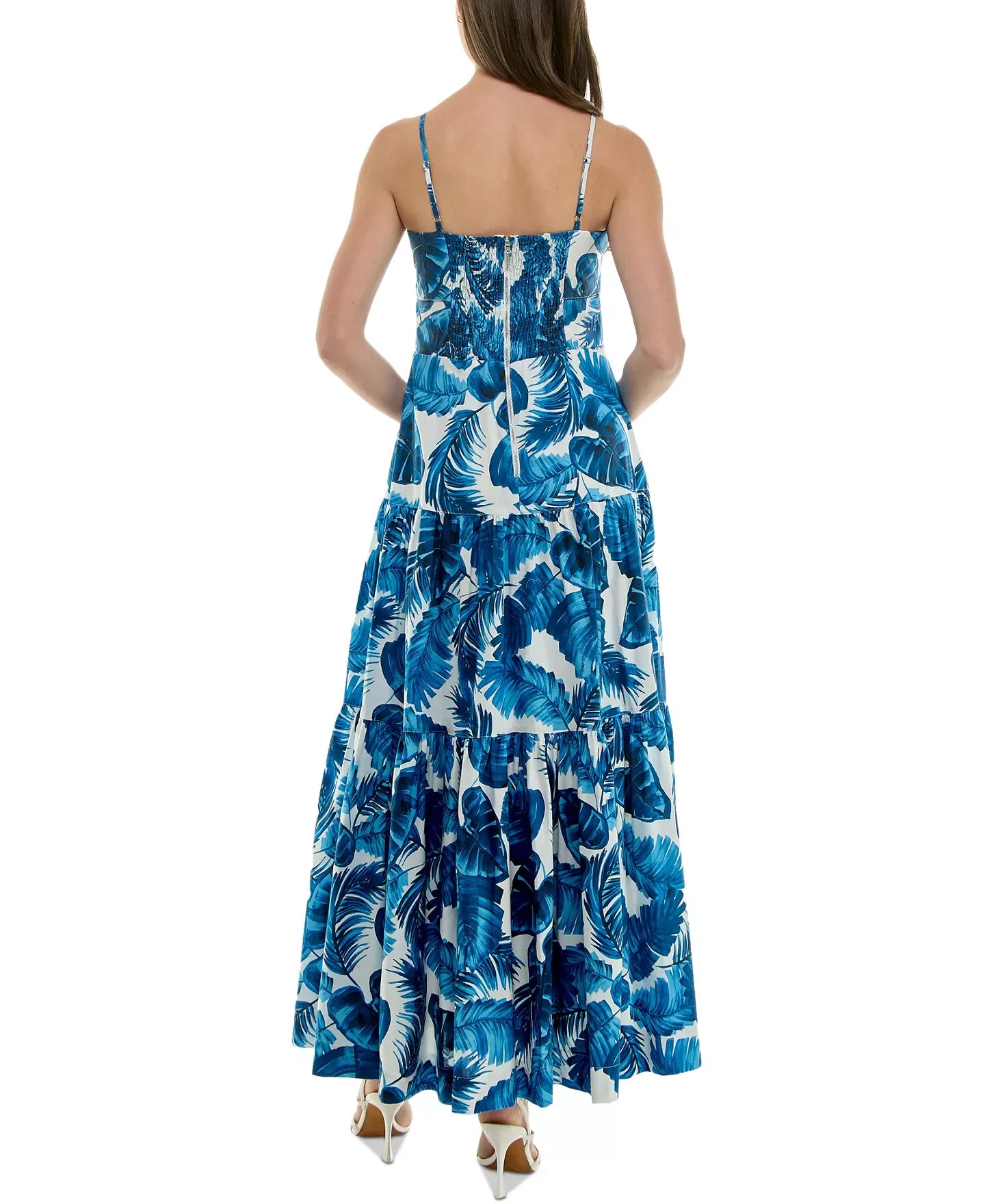 Taylor Women's Printed Tiered Maxi Dress