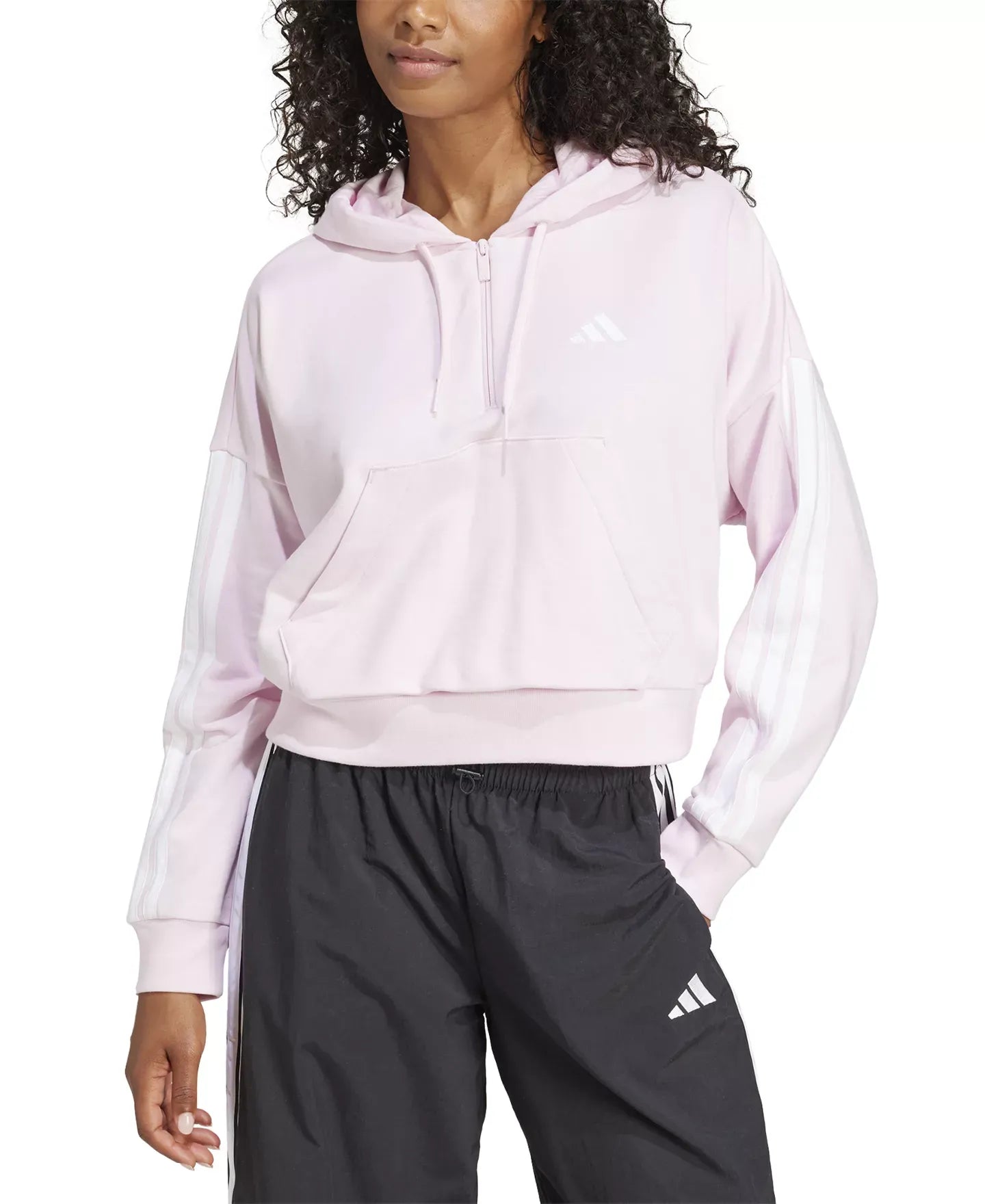 adidas Women's The Essentials Relaxed Hooded Track Jacket Top