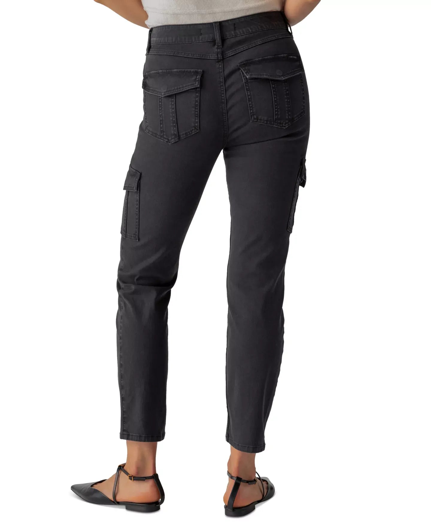 Sanctuary Women's Sculpted Hayden Straight-Leg Cargo Pants Jeans