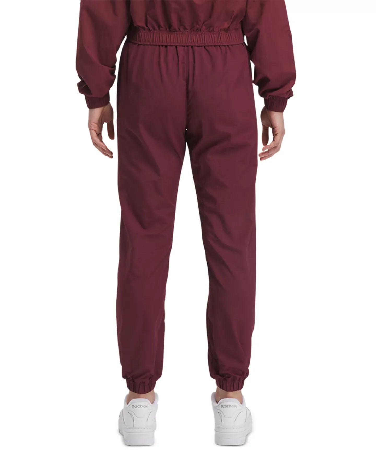 Reebok Women's Pull-On Logo Woven Track Pants