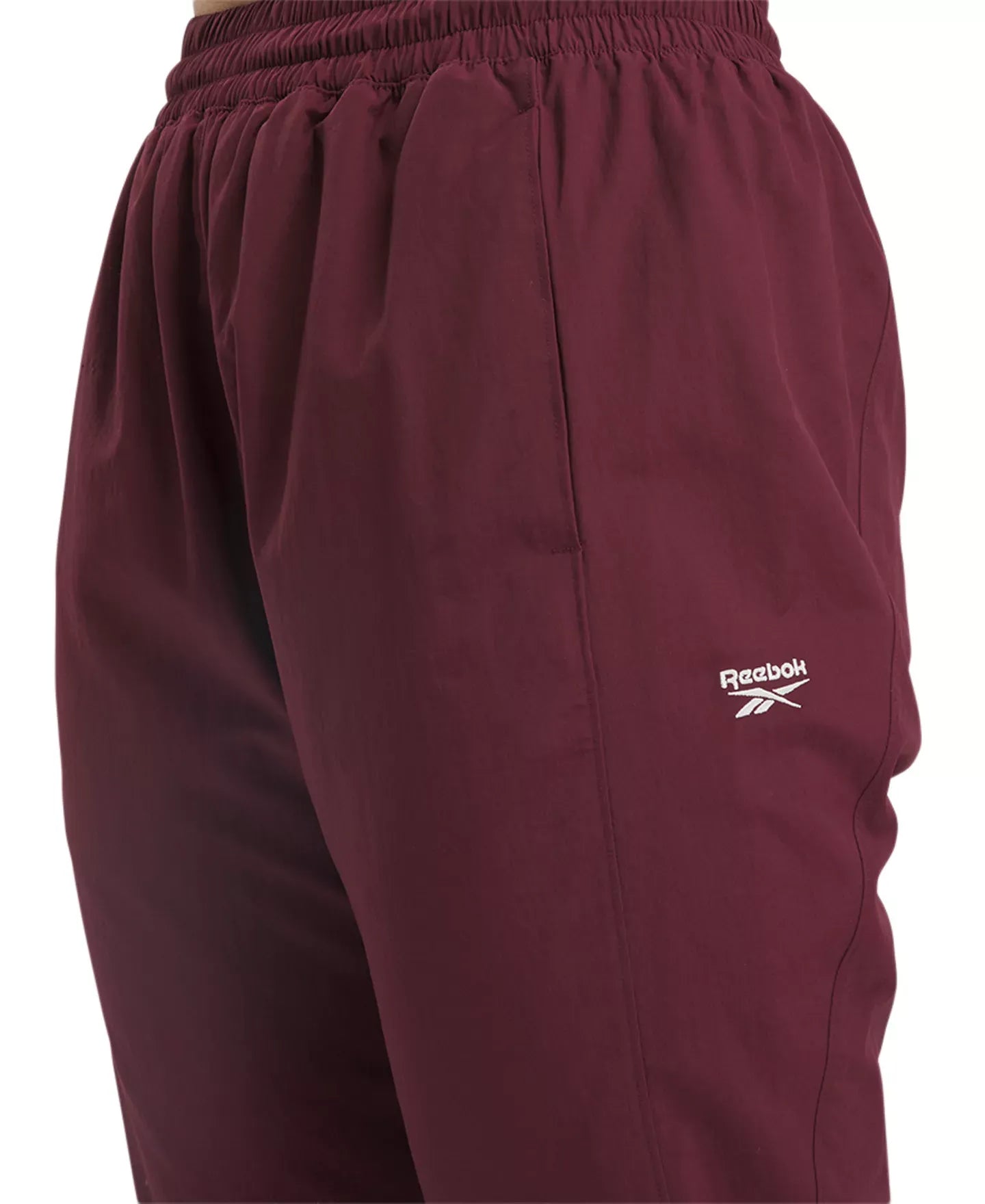 Reebok Women's Pull-On Logo Woven Track Pants