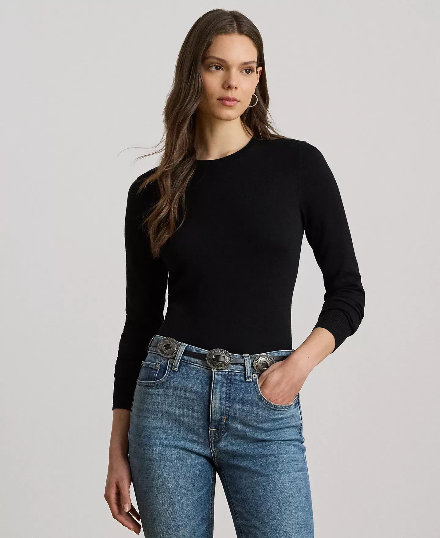 Lauren Ralph Lauren Petite Cotton-Blend Sweater