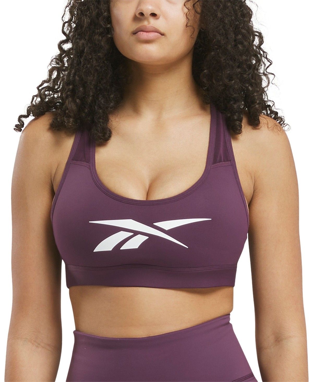 Reebok Women's Lux Vector Racer-Back Sport Bra