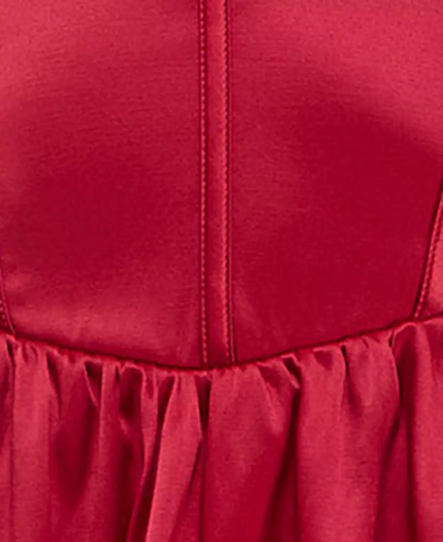 City Studios Satin Corset Fit & Flare Dress