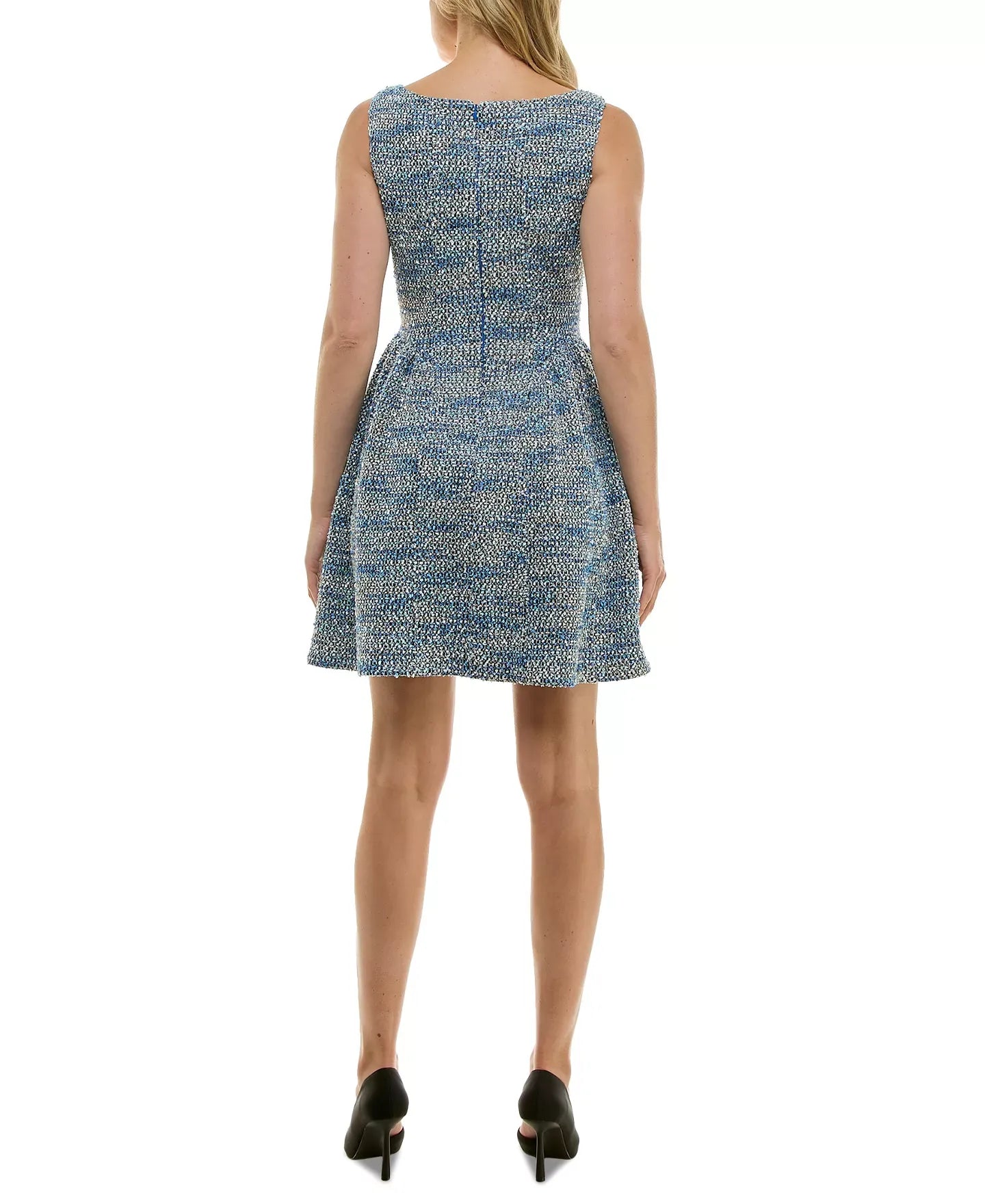 Taylor Women's Bouclé Square-Neck Sleeveless Dress