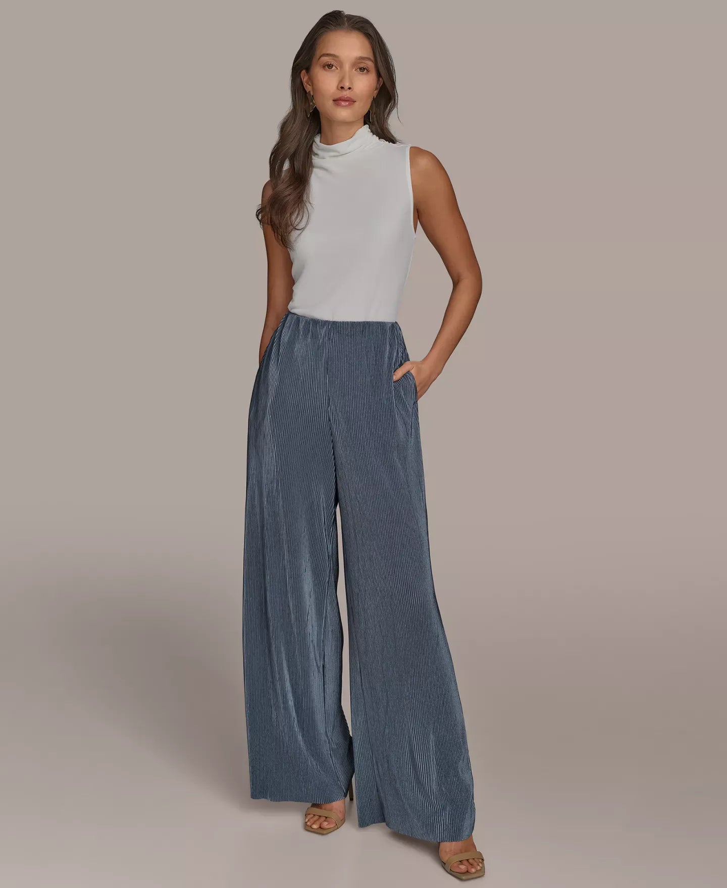 Donna Karan New York Women's Plisse Pull-On Pants