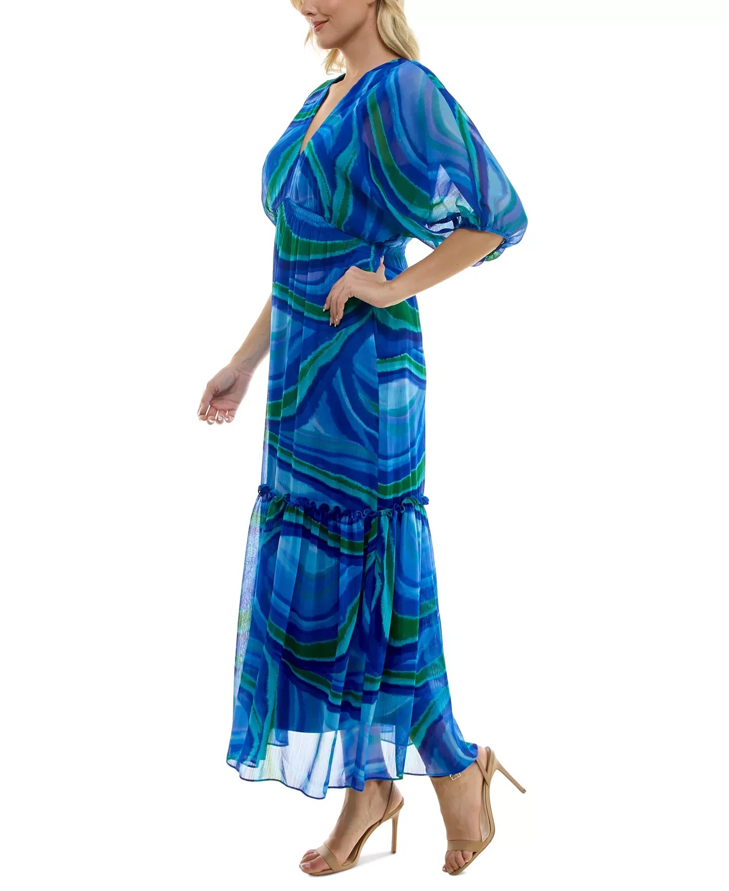 Taylor Women's Printed Fit & Flare Dress