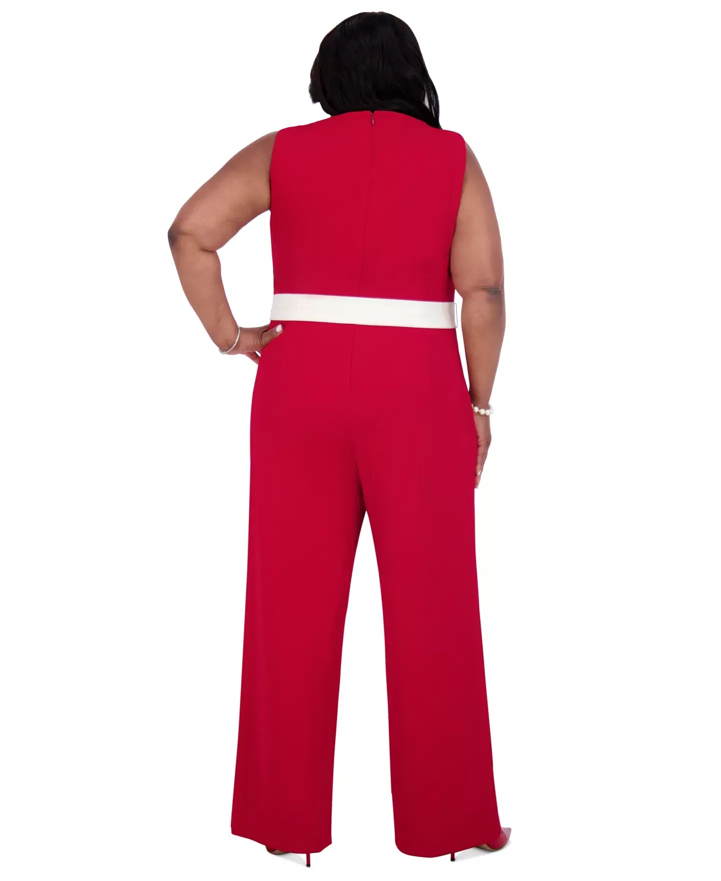 Kasper Women's Ruffle-Shoulder Sleeveless