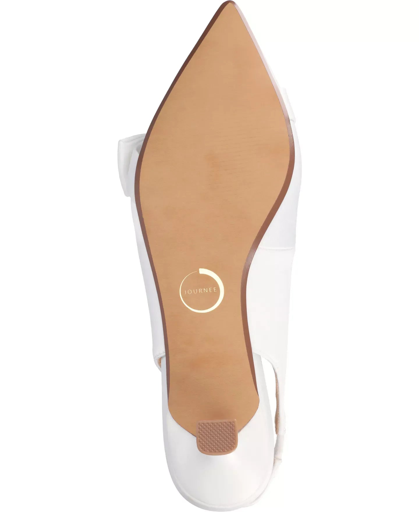 Journee Collection Women's Paloma Bow Kitten Heel Slingback Pumps Shoes