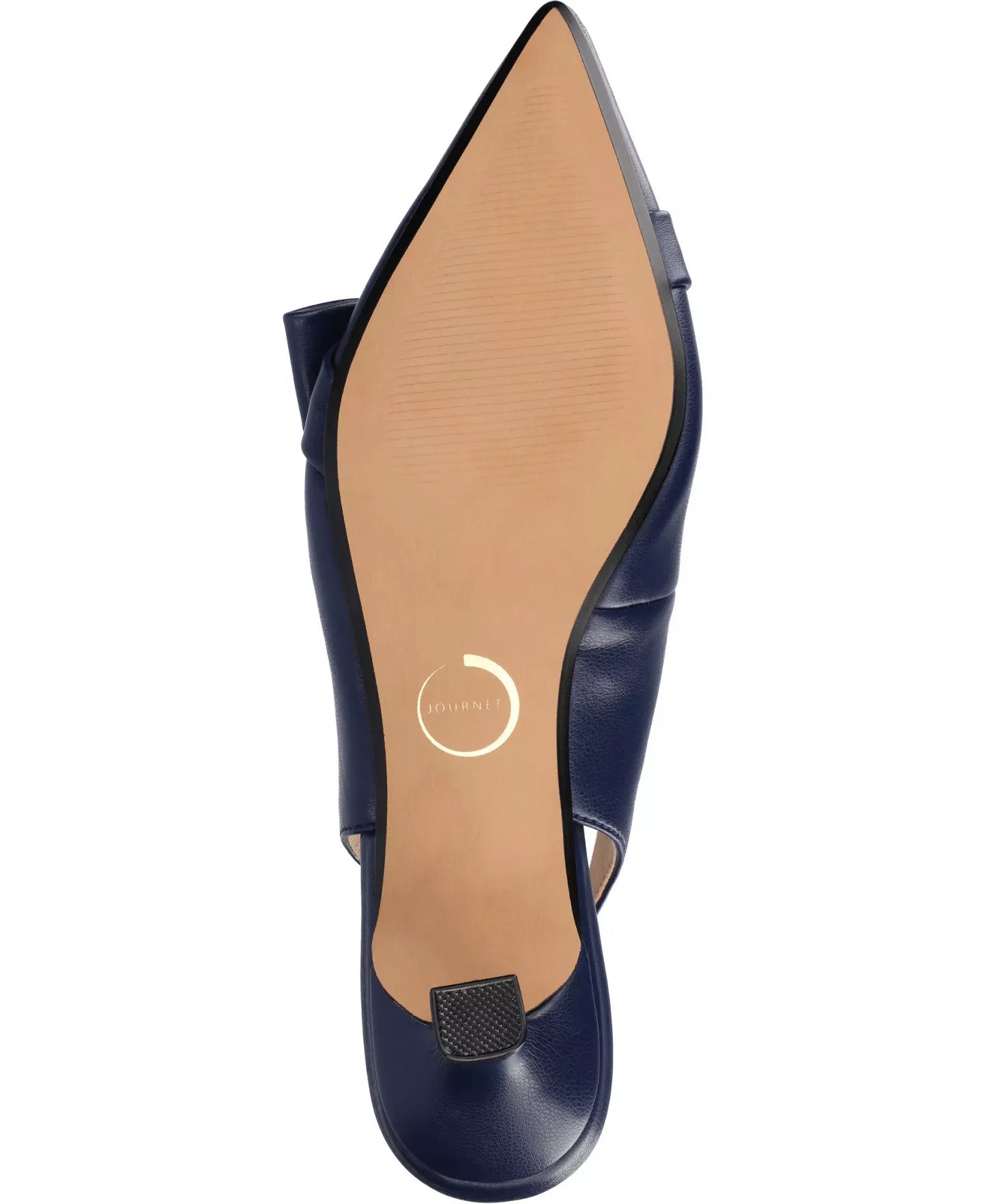 Journee Collection Women's Paloma Bow Kitten Heel Slingback Pumps Shoes
