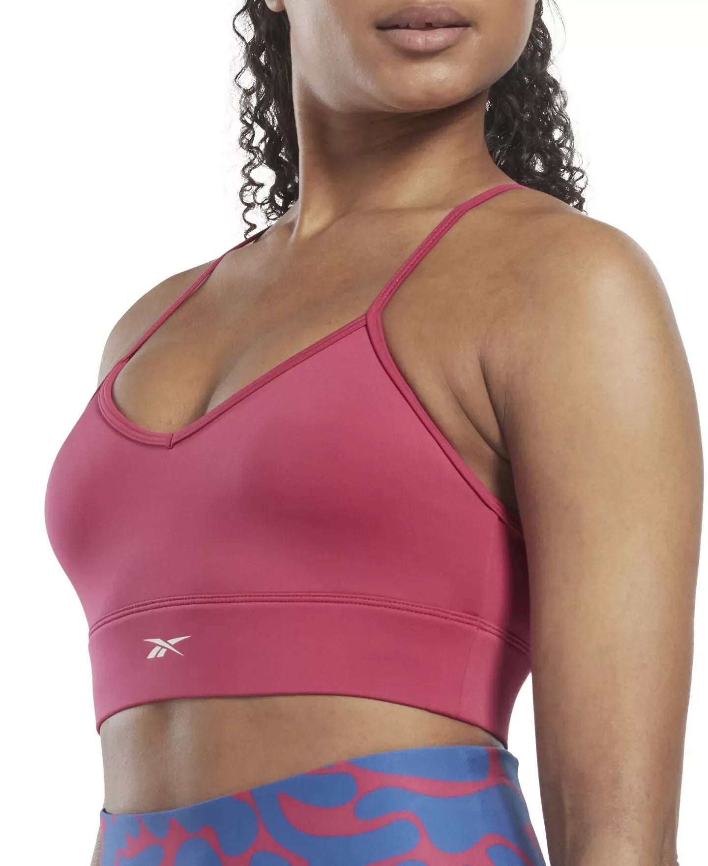 Reebok Women's Workout Ready Tri Back Medium Impact Sports Bra