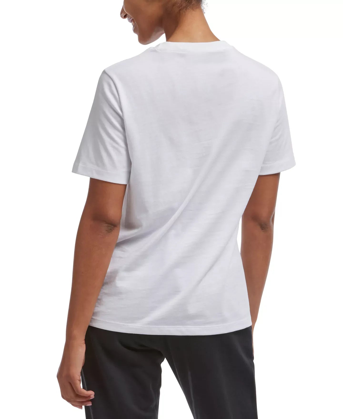 Reebok Women's Logo-Print Crewneck T-Shirt Top