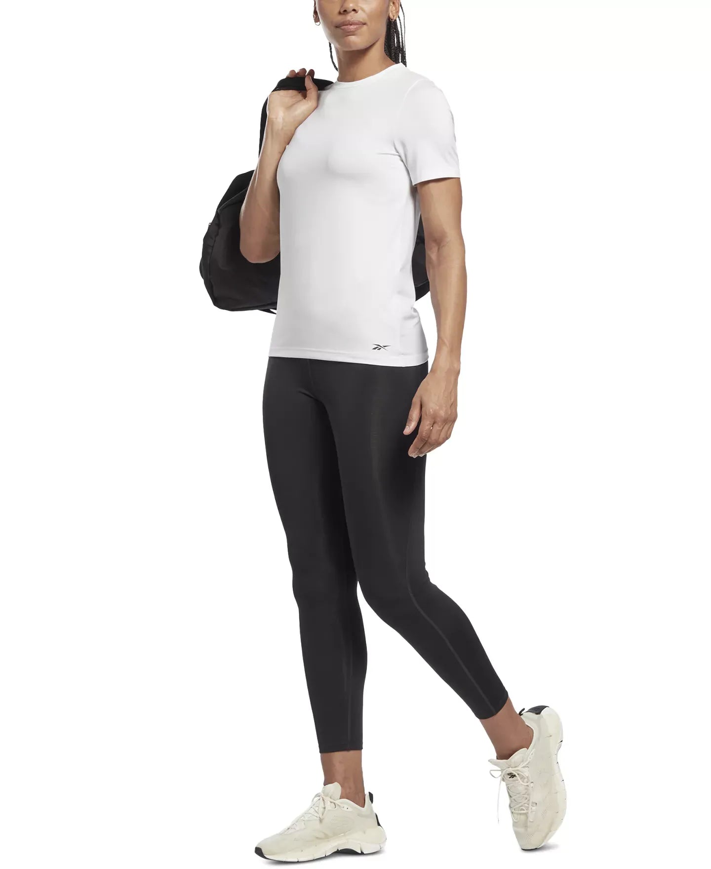Reebok Women's Speedwick Slim Fit Crew Neck T-Shirt Top