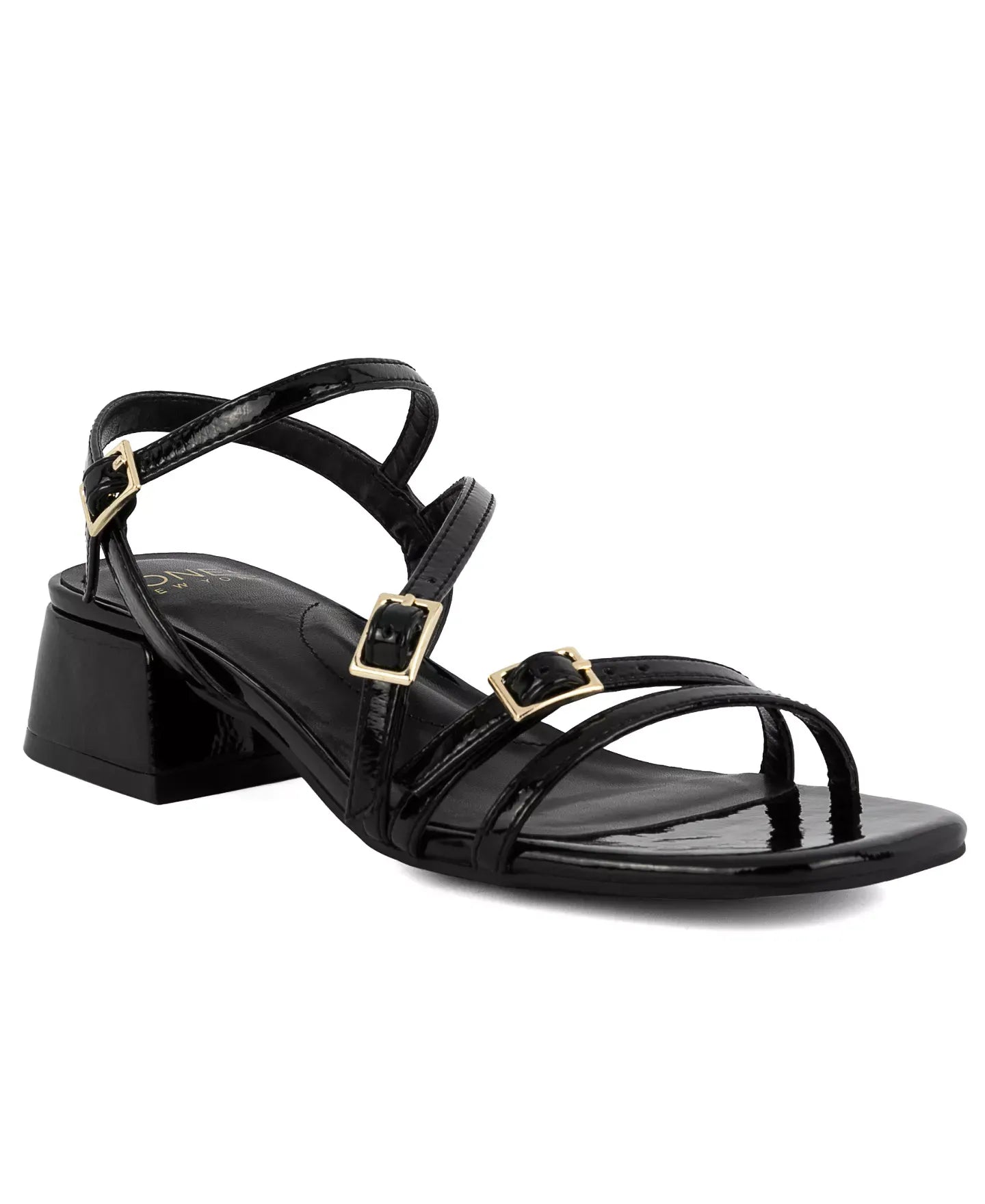 Jones New York Women's Unasyn Block Heel Strappy Dress Sandals Shoes