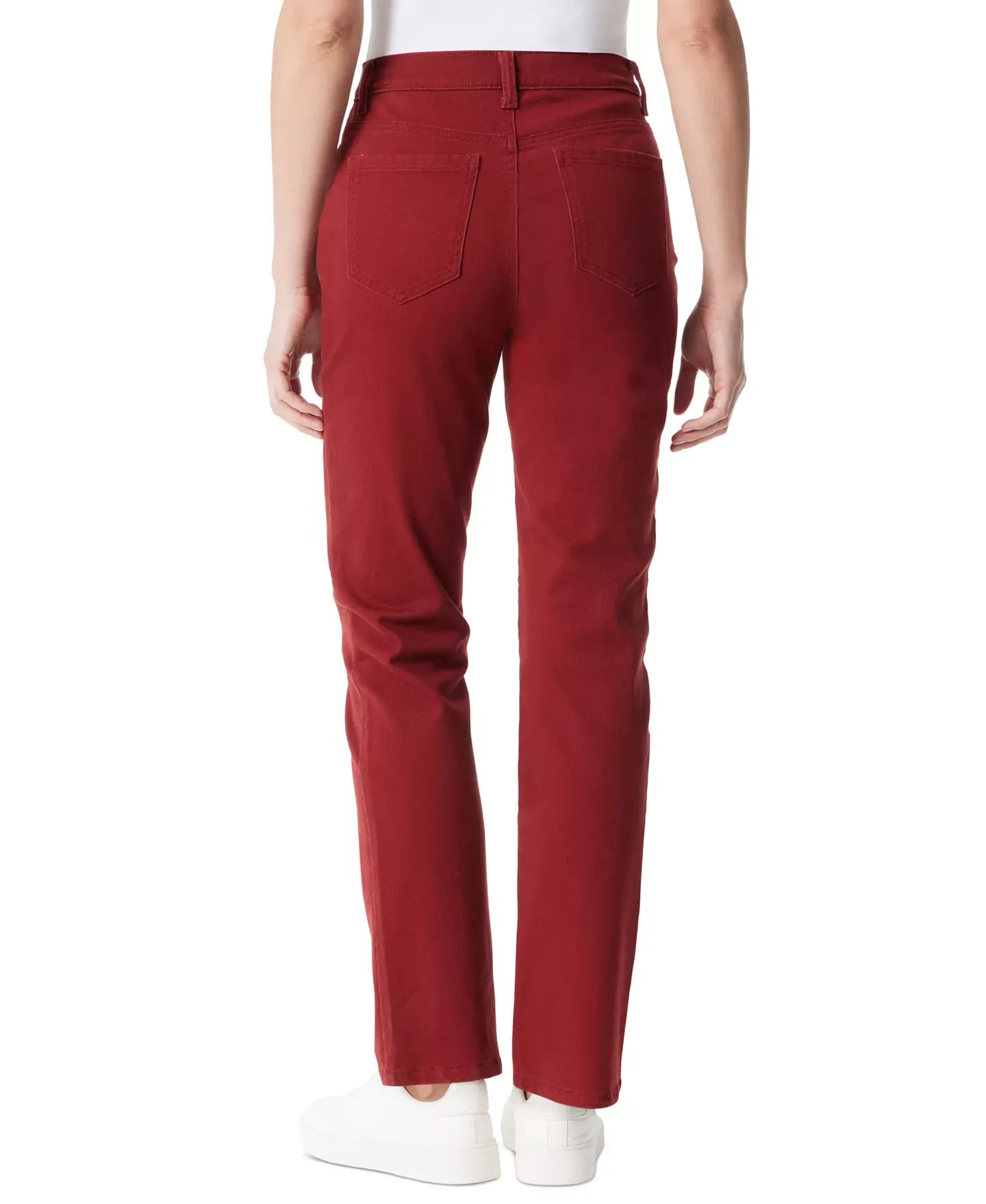 Gloria Vanderbilt Women's Amanda High-Rise Straight-Leg Corduroy Pants